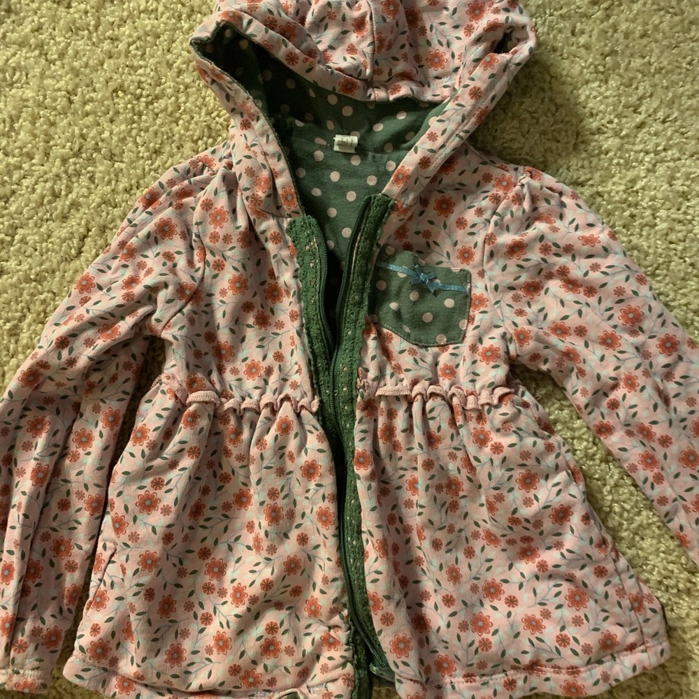Size 18-24 month Mj Reversible hooded jacket
